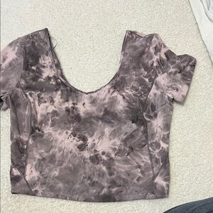 Lululemon Stylish Women's Tie-Dye Top